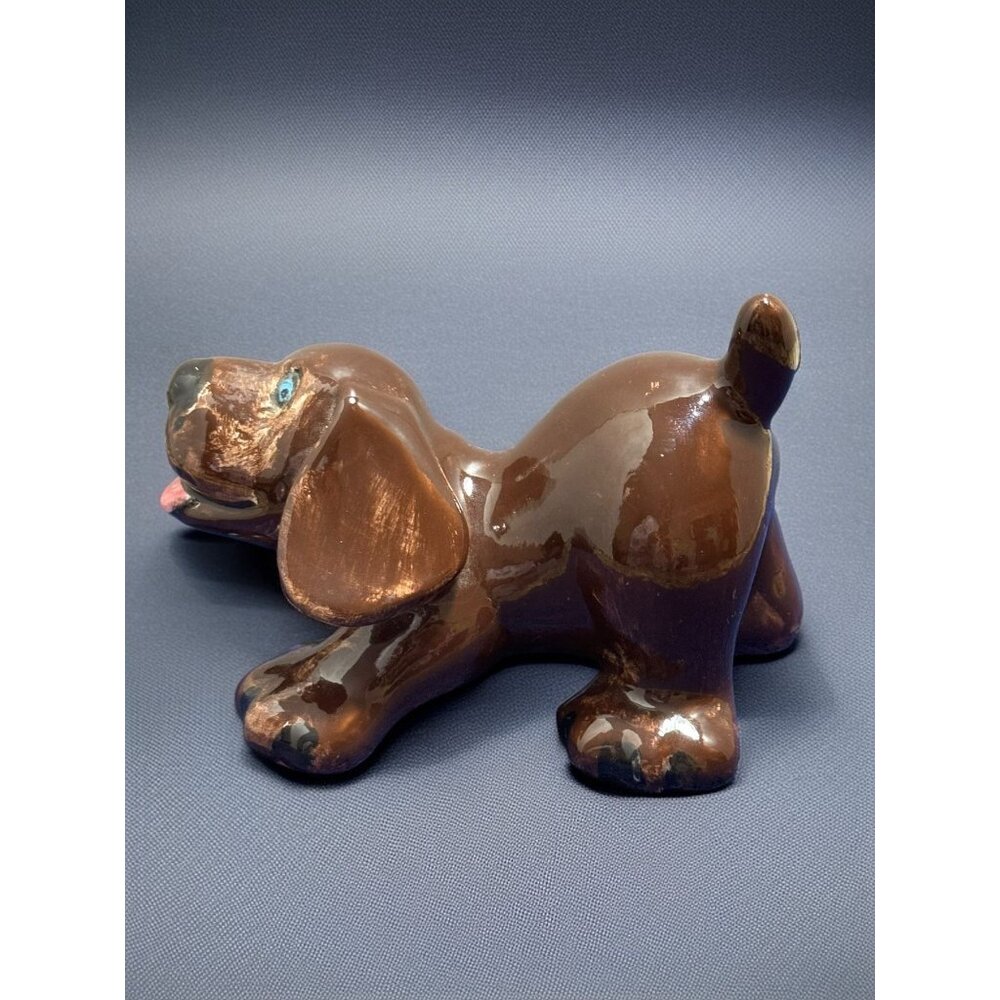 Vintage Basset Hound Porcelain Dog Figurine - Picture 3 of 7